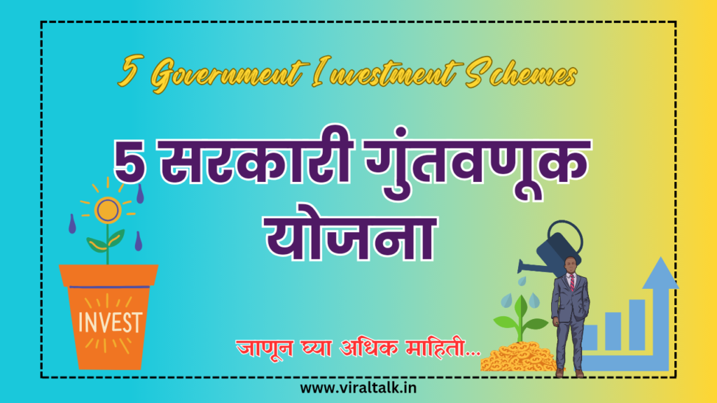 Government investment schemes 