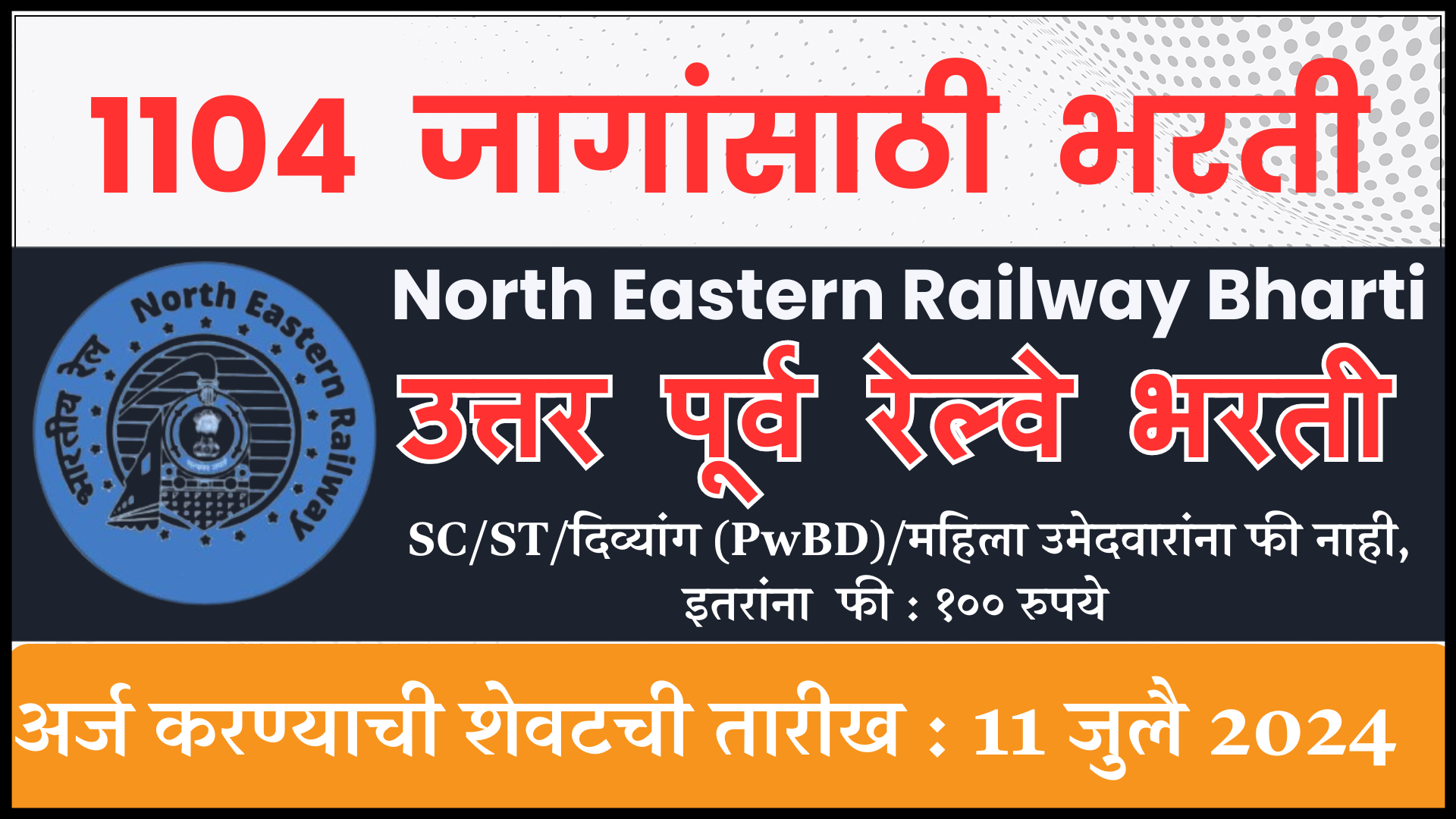 North Eastern Railway Bharti